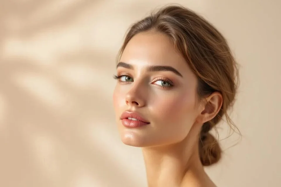 Retrato ilustrativo para cuidados dermatológicos